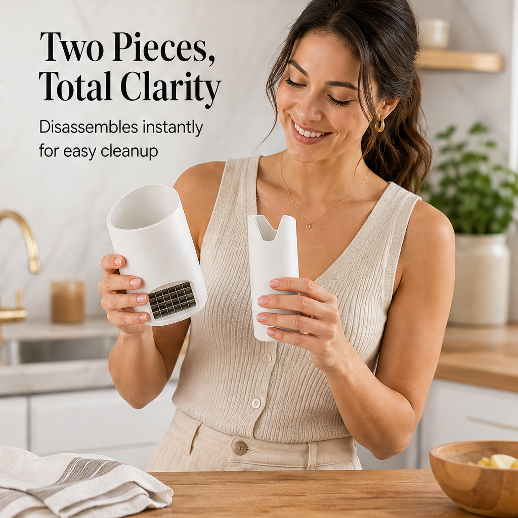 Blyvo – One-Press Stainless Steel Veggie Chopper + 50% OFF features