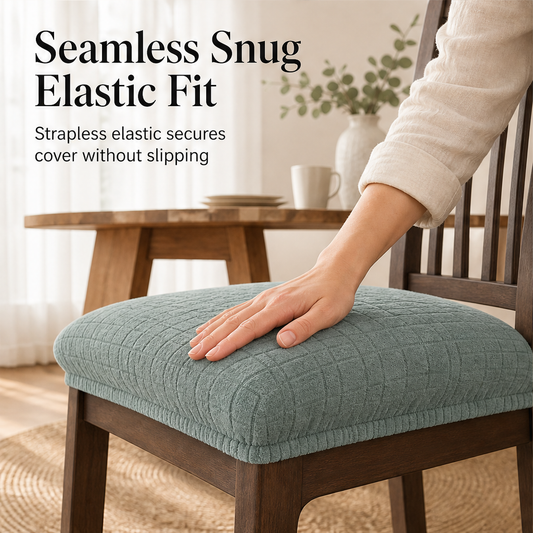 Snugloom – Snug-Fit Stain-Resistant Jacquard Dining Chair Cover + 50% OFF features