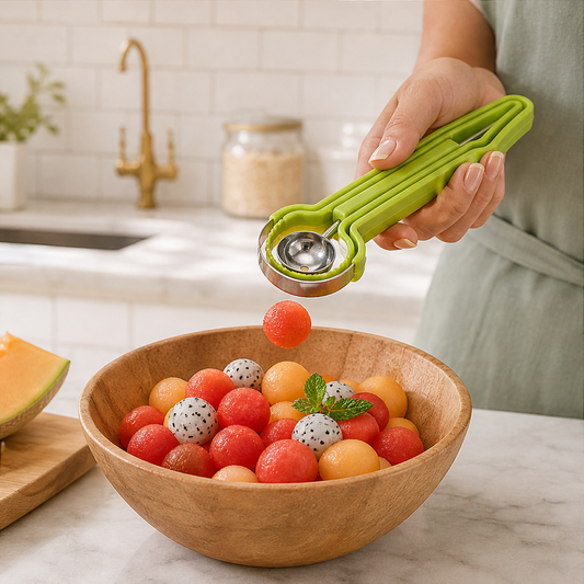 Fernscoop – 3-in-1 Stainless Steel Melon Baller & Carving Tool + 50% OFF lifestyle
