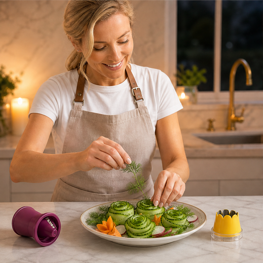 Petalcurl – Rose-Shaping Blade Manual Vegetable Spiralizer + 50% OFF lifestyle