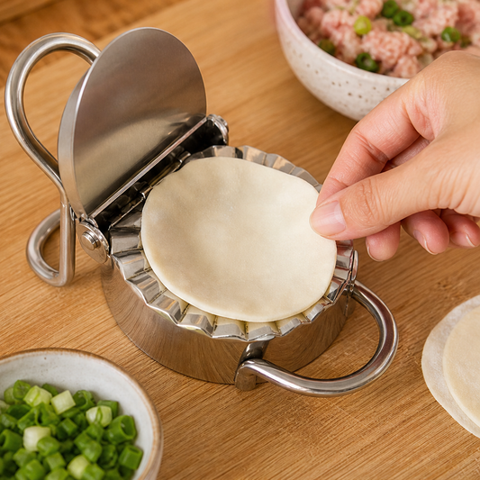 Crimpora – Non-Stick Dumpling Mould and Dough Cutter Set + 50% OFF lifestyle