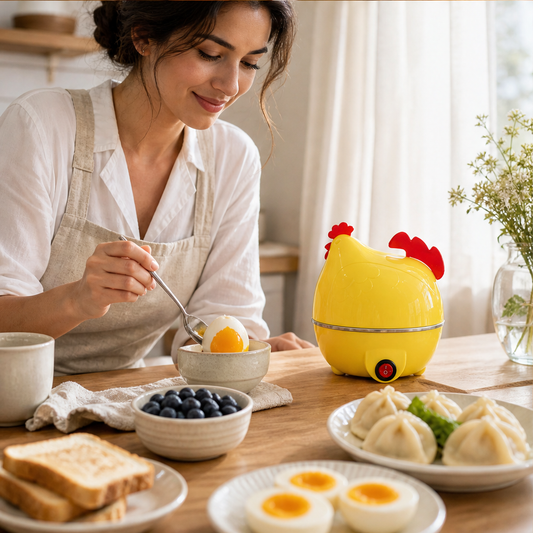 Henbrook – 7-Egg Capacity Auto Shut-Off Electric Egg Cooker + 50% OFF lifestyle