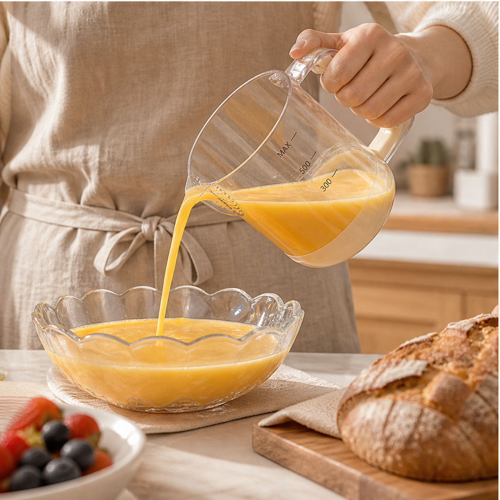Whiskara – One-Press Whisking Cup with Built-In Measuring Scale + 50% OFF lifestyle