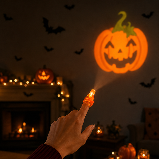 Boowick – 36pc Finger Projector Lights, Halloween Party Favours + 1+1 FREE lifestyle
