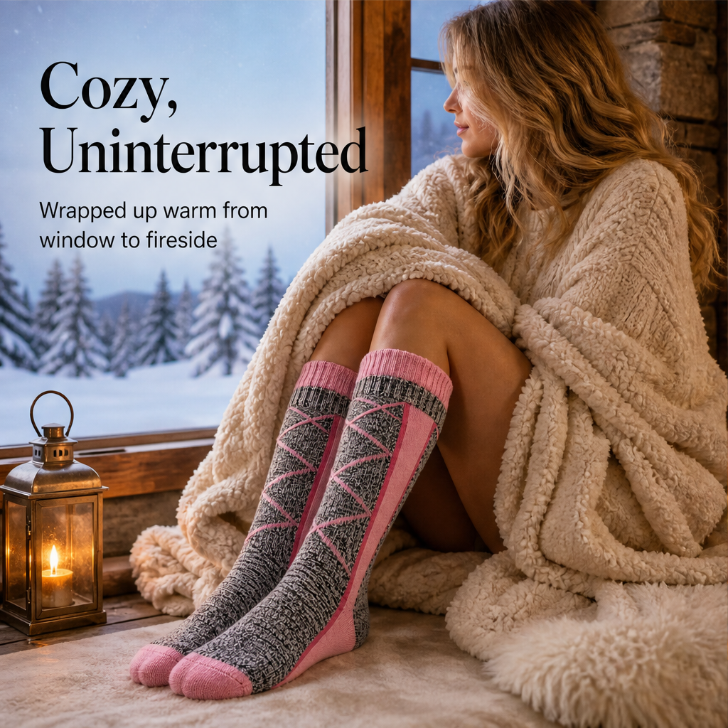 Hearthsole – Rechargeable Heated Socks with 3 Heat Levels & Sole Warmth + 50% OFF features