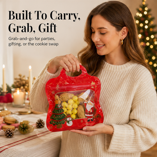 Merribloom – Self-Seal Window Christmas Treat Bags + 50% OFF features