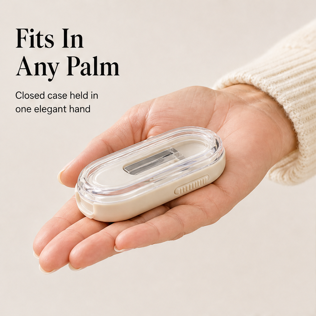 Doseholm – Precision Pill Cutter with Built-In Storage Case + 50% OFF detail