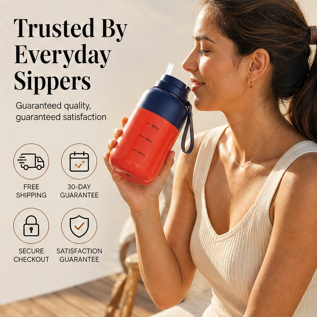 Blendwick – Cordless Rechargeable 2-in-1 Juicer Cup + 50% OFF features