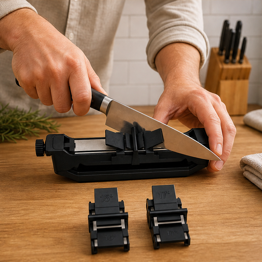 Edgewick – Guided 3-Angle Diamond Knife Sharpener + 50% OFF lifestyle