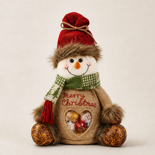 Cosyfig – Plush Christmas Character Treat Bags with Heart Window + 50% OFF Snowman