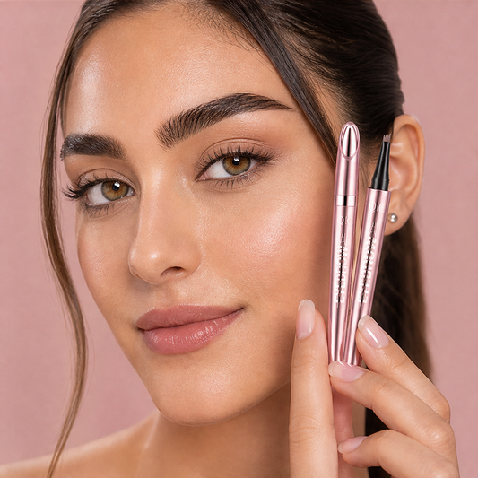 Browvelle – 4-Prong Micro-Fork Tip Waterproof Eyebrow Pencil + 1+1 FREE lifestyle