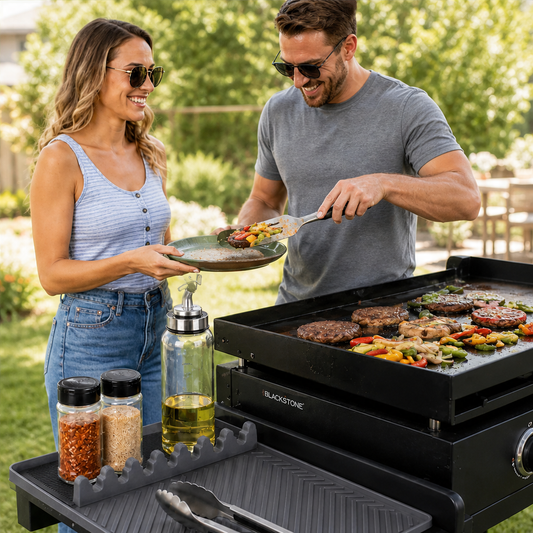 GrillNest – Heat-Resistant, Non-Slip Silicone Grill Side Shelf Mat + 50% OFF lifestyle