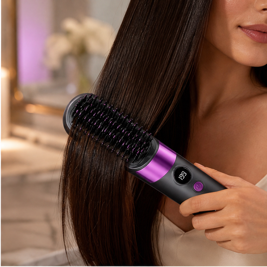 Glostryk – Cordless 3-in-1 Ceramic Styling Brush + 50% OFF lifestyle
