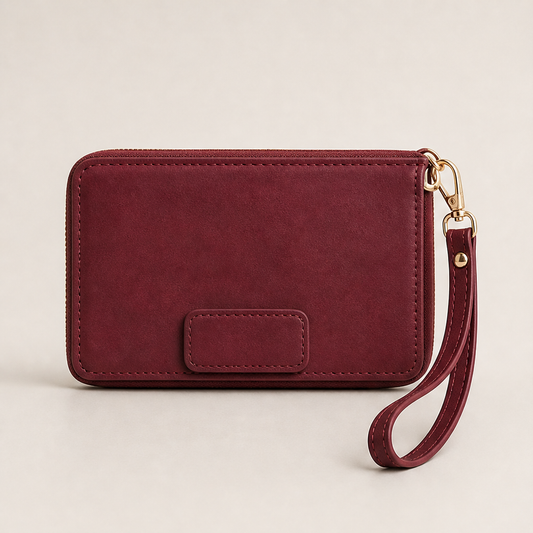 Casewick – 2-in-1 Magnetic Detachable PU Leather Wallet Phone Case + 50% OFF Burgundy
