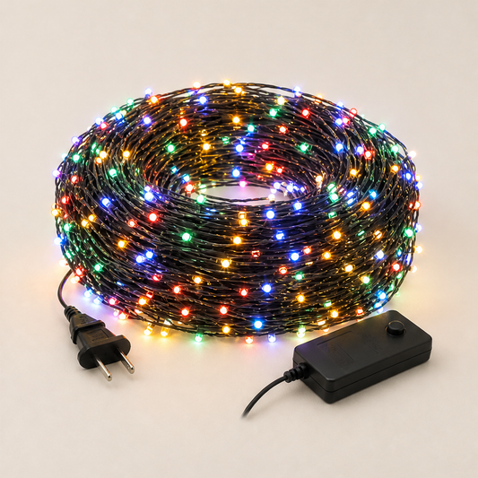 Emberlume – 20M 600-LED Dense Glow Christmas String Lights + 50% OFF Multicolor