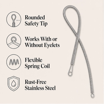 Coilwright – Bendable Stainless Steel Drawstring Threader Tool + 50% OFF