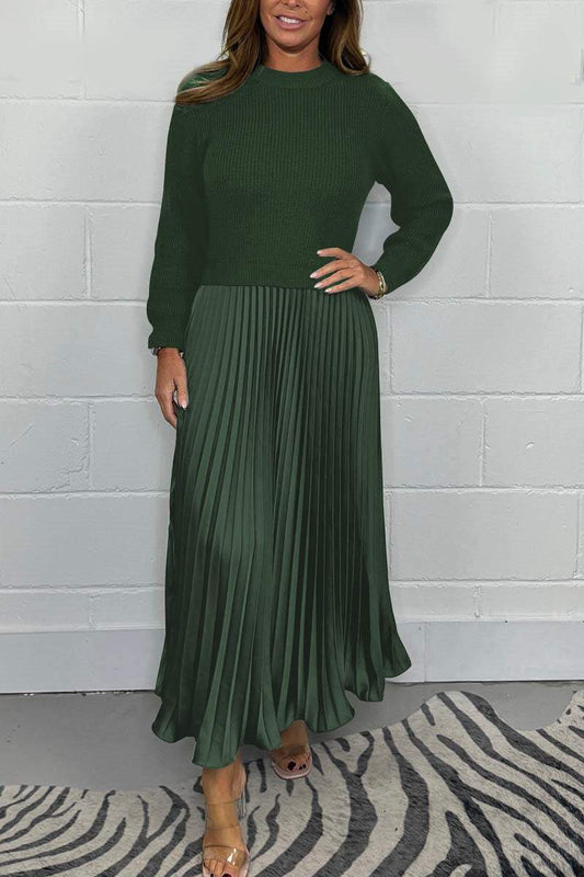 The Jumper & Pleat Dress - A Perfect Outfit in One Piece + 50% OFF