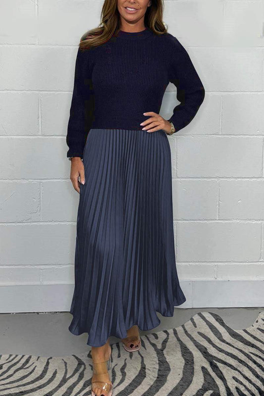 The Jumper & Pleat Dress - A Perfect Outfit in One Piece + 50% OFF
