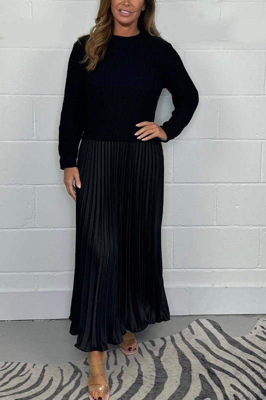 The Jumper & Pleat Dress - A Perfect Outfit in One Piece + 50% OFF