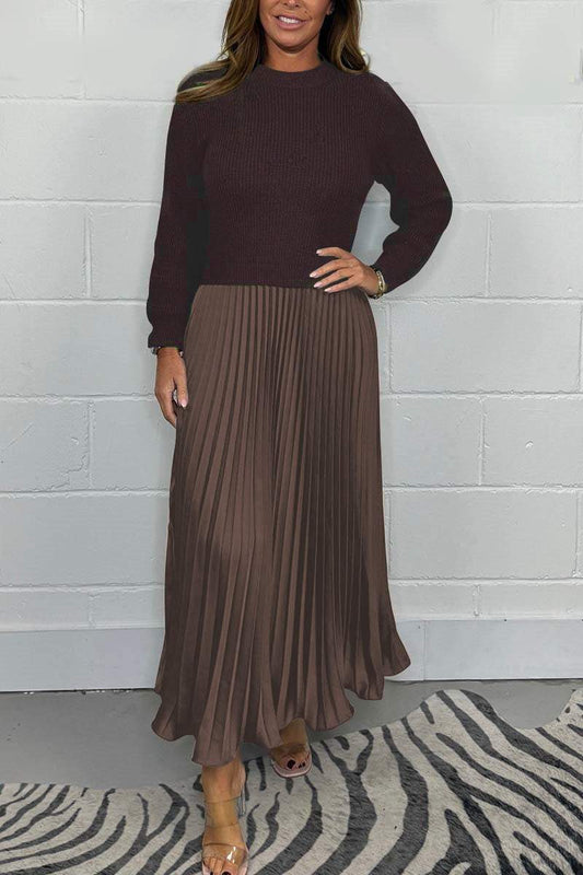 The Jumper & Pleat Dress - A Perfect Outfit in One Piece + 50% OFF