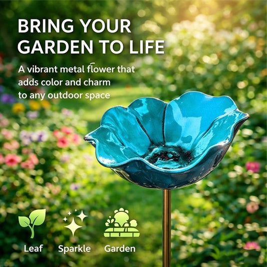 EverBloom Poppy Garden Stake — Art Meets Nature + 50% OFF