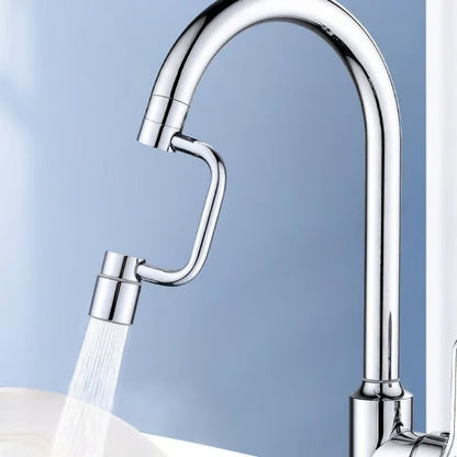 The AquaFlow Faucet Extender - 1440° Rotation for Hands-Free Washing + 50% OFF
