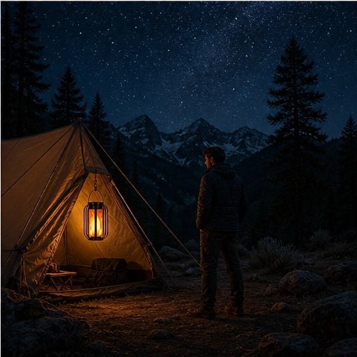 Emberwick – Solar Flickering Flame Lantern with Auto-On Dusk Sensor, Weatherproof + 50% OFF