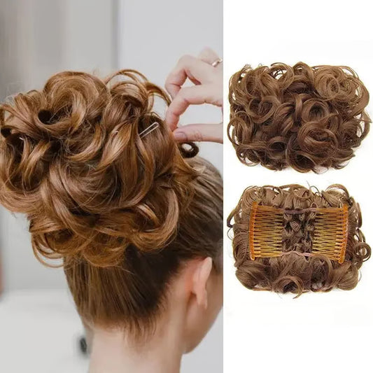QuickVolume Messy Bun - Achieve Effortless Elegance Instantly + 50% OFF