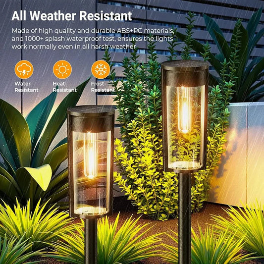 The SunGlow Pathway Lights - 14 Hours of Light, Zero Maintenance + 50% OFF