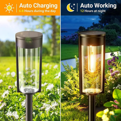 The SunGlow Pathway Lights - 14 Hours of Light, Zero Maintenance + 50% OFF