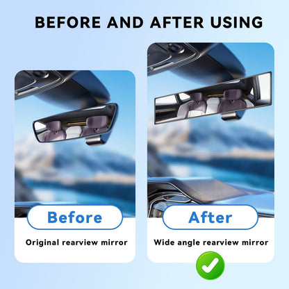 The ClearView™ Panoramic Mirror- Wide Vision, Zero Blind Spots + 50% OFF
