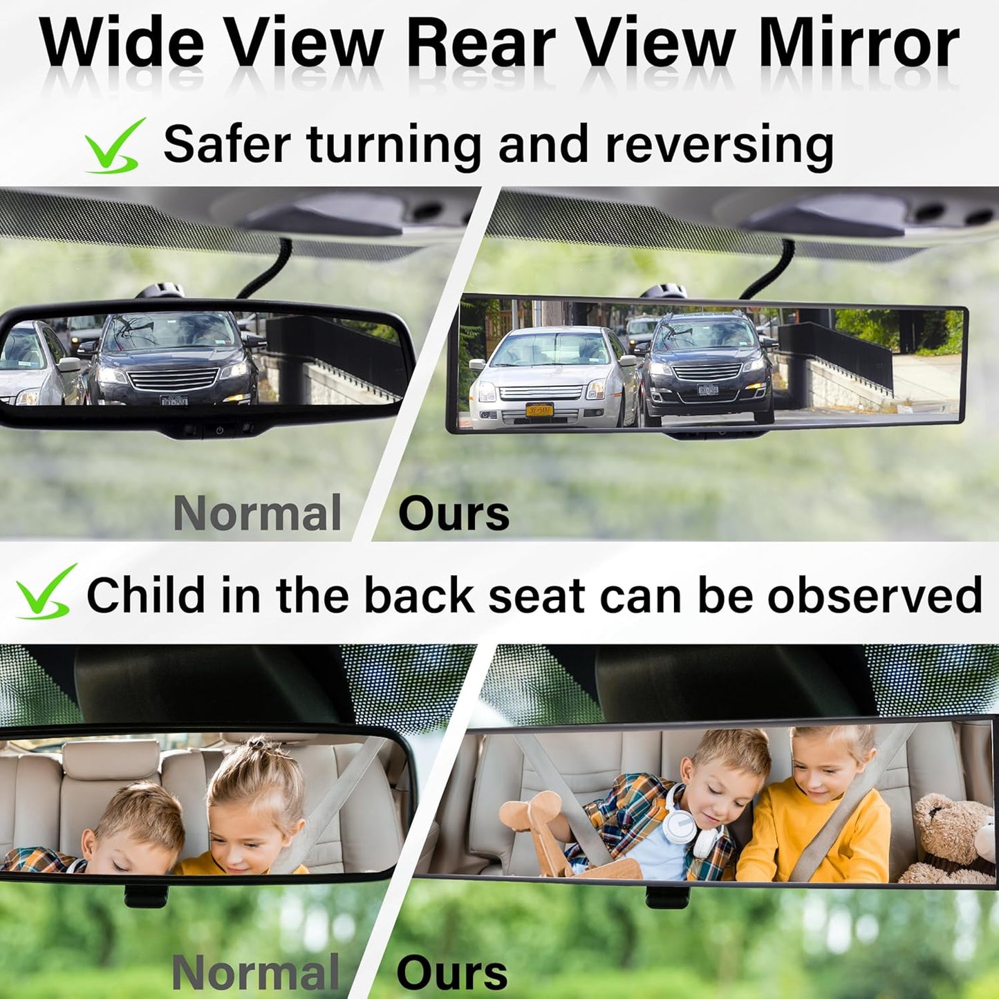The ClearView™ Panoramic Mirror- Wide Vision, Zero Blind Spots + 50% OFF