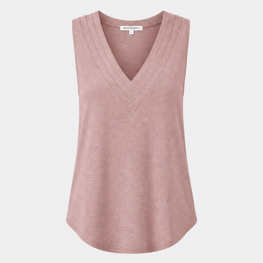 Lerelle™ – Layered V-Neck Loose Fit Sleeveless Tank Top + 50% OFF
