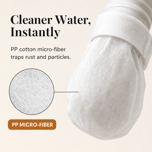 Clarivo™  – Slip-On Faucet Filter for Rust & Sediment, No-Tool Install (50 Pack + 10 Straps) + 50% OFF