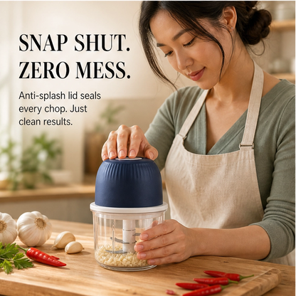 Prepwell – Cordless Rechargeable Mini Electric Food Processor + 50% OFF