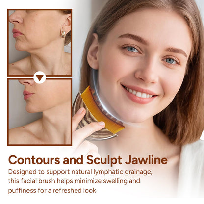 The Lymphatic Facial Brush - A Sculpted Face, Naturally + 50% OFF