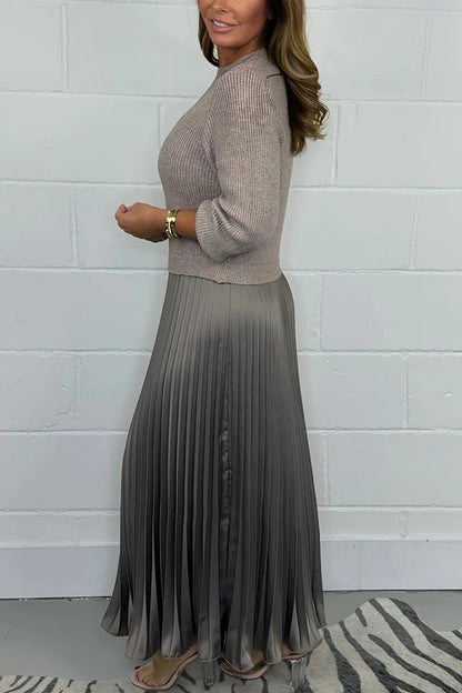 The Jumper & Pleat Dress - A Perfect Outfit in One Piece + 50% OFF