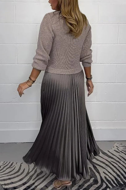 The Jumper & Pleat Dress - A Perfect Outfit in One Piece + 50% OFF
