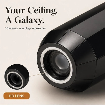 Duskveil – HD Galaxy & Ocean Projector Night Light with Swappable Films + 50% OFF