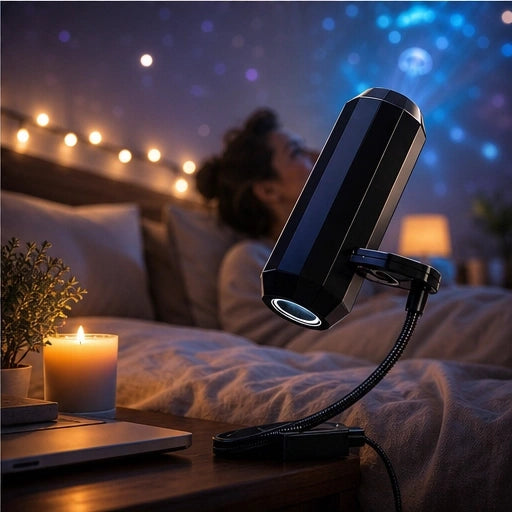 Duskveil – HD Galaxy & Ocean Projector Night Light with Swappable Films + 50% OFF