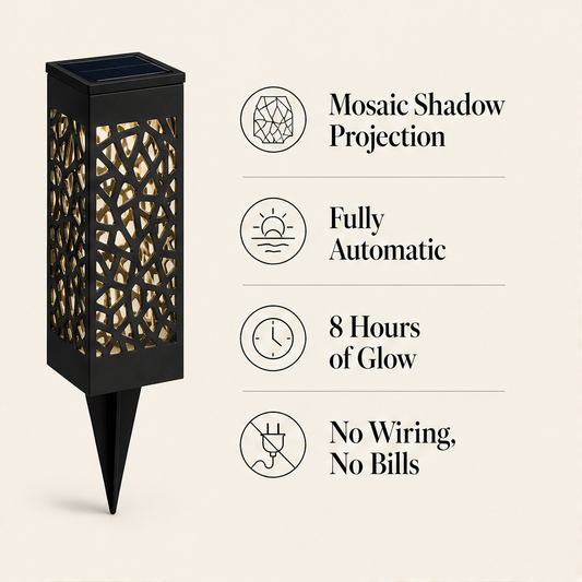 Glowvale – Solar Auto-On Waterproof Garden Stake Lights + 50% OFF