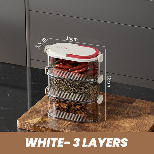 The AuraSeal Multi-Layer Storage - Airtight Seal, Space-Saving Design, and Durable Construction + 50% OFF