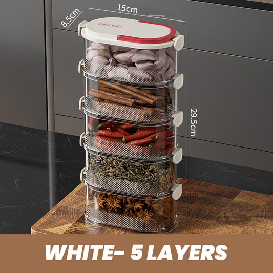 The AuraSeal Multi-Layer Storage - Airtight Seal, Space-Saving Design, and Durable Construction + 50% OFF