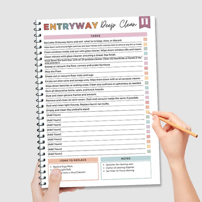 The ClarityFlow Planner - Household Cleaning Made Simple! + 50% OFF