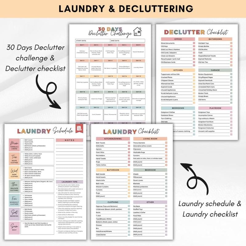 The ClarityFlow Planner - Household Cleaning Made Simple! + 50% OFF