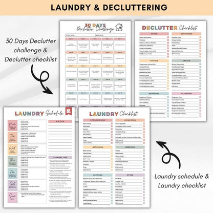 The ClarityFlow Planner - Household Cleaning Made Simple! + 50% OFF