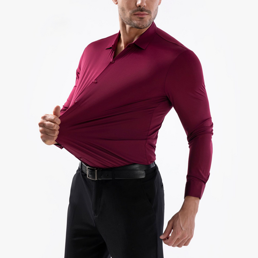 The PerformanceFit Shirt - Ultimate Stretch, Wrinkle-Proof, Zero Restriction +50% OFF