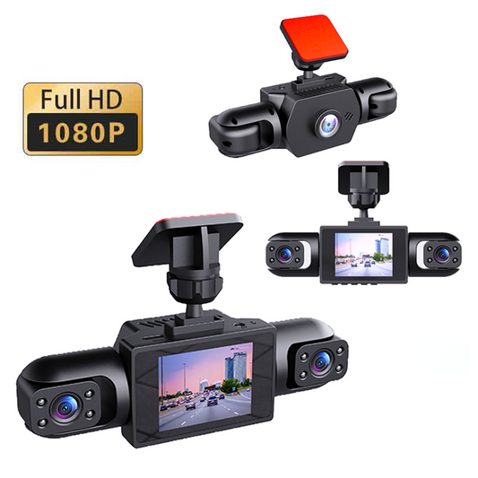 The AuraView 360° Dashcam — 1080P HD, Night Vision & Auto-Security +50% OFF