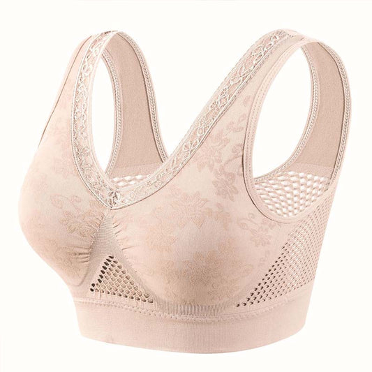 Plumelle™ – Wireless Lace Support Bra with All-Day Lift + 50% OFF