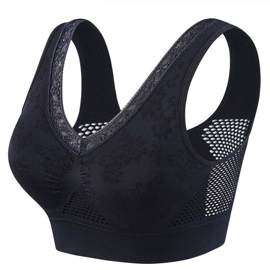 Plumelle™ – Wireless Lace Support Bra with All-Day Lift + 50% OFF